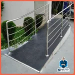 CORRIMÃO PARA RAMPA AÇO INOX