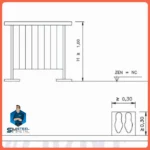 NBR 14718: NORMA PARA CORRIMÃOS E GUARDA-CORPOS EM AÇO INOX